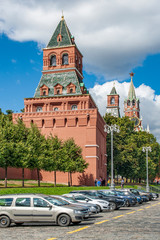 The eastern wall of the Moscow Kremlin was the third stage of its expansion. A ditch was dug in...