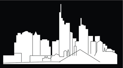 Fototapeta premium Frankfort, Kentucky ( city silhouette )