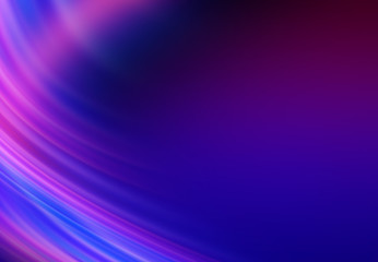 Bright abstract futuristic background with neon lines. Light neon effect. Laser light show, energy waves, flash of light.