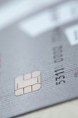 credit card on the table