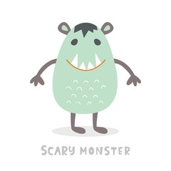 Cute Halloween Monster character