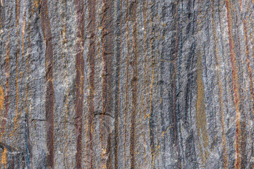 Obraz premium Texture of the stone with layers of iron ore