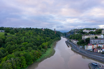 Obraz premium Clifton Suspension Bridge, Bristol, England, United Kingdom