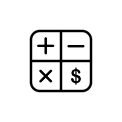 Fototapeta premium Accounting icon design template