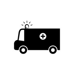 Rescue transportation icon design template