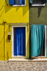 colorful houses on burano island venice