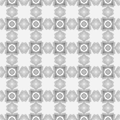 Ethnic hand painted  pattern. Black and white 