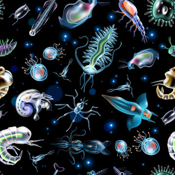 Plankton Abstract Pattern