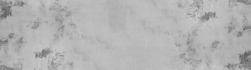 White gray grey bright spotted stone concrete chalkboard texture background wide panorama banner long