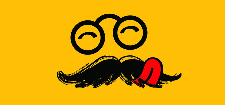 Mmm Yummy smile with tongue lick mouth World smile day or month Food logo Smiling everyday Funny vector laugh cartoon sign Delicious, tasty eating emoji lip face Emotion smiley lips symbol licking