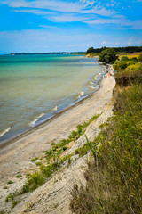 beach on a bright day