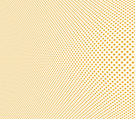 黄色のリベットのパターン　白い背景