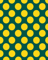 Beautiful circle pattern with polka dots