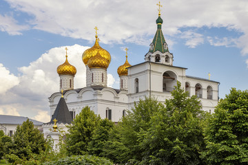 Fototapeta na wymiar Ipatiev monastery in Kostroma town. Golden ring of Russia