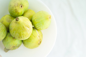 Green figs a fruit that has many beneficial properties for the body