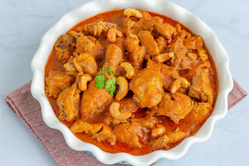 Shahi Chicken Korma - Indian Chicken Curry with Cashew Nuts