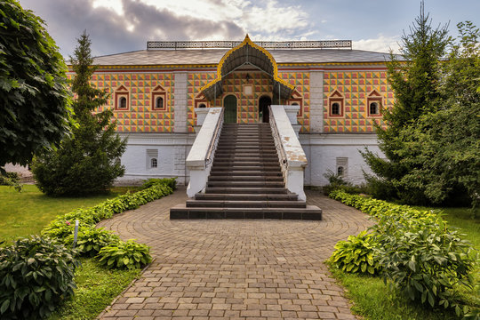 Holy Trinity Ipatiev monastery in Kostroma. Chambers of the Romanov boyars Golden ring of Russia.