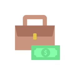 Business and finance, portfolio icon. Simple color vector elements of economy icons for ui and ux, website or mobile application