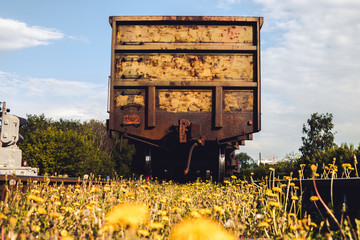 old farm tractor