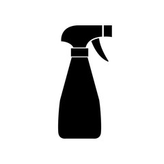 Spray bottle icon, logo isolated on white background