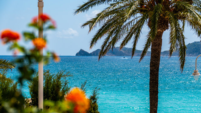 Bah&iacute;a de J&aacute;vea con el Cabo de la Nao en el fondo