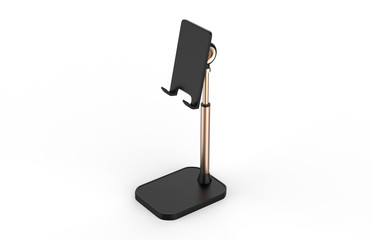 Cell Phone Stand,Angle Height Adjustable LISEN Cell Phone Stand For Desk,Thick Case Friendly Phone Holder Stand For Desk, Compatible with All Mobile Phones. 3d illustration