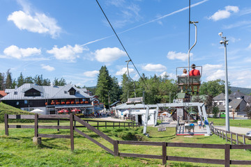 Szklarska Poreba - lift to the top of Szrenica, Karkonosze National Park
