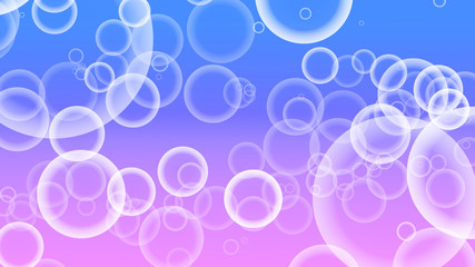 Gradient background bokeh blue, violet and white. Background for design and text. Blurred design for web site. Website pattern, banner header or sidebar graphic art image