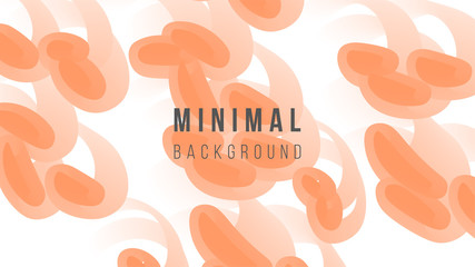 Abstract background illustration. Wavy 3d form, shapes. Monochrome creative stylish texture. Eps10 vector.