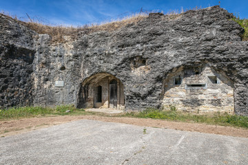 Fort famous from the great war partly destroyed