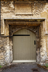 Detail of vintage door - Burford - Cotswold