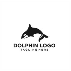 panda logo design template silhouette vector