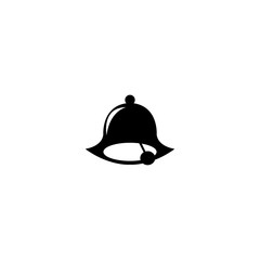 black illustration bell icon design template vector