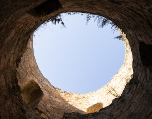 View from the ancient black hole in the Akkerman Fortress