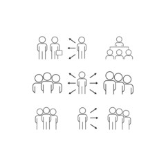 social network icon set