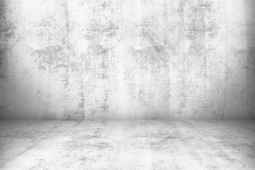 grunge interior with concrete wall
