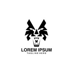 Wild Cat Logo Vector Illustration Icon