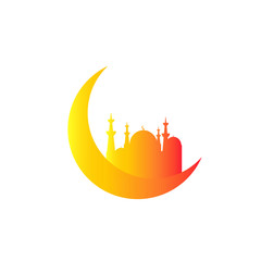 eid mubarak vector illustration