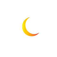 Obraz na płótnie Canvas moon vector icon 