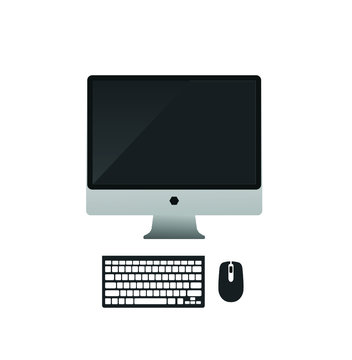 Mouse, keyboard, monitor