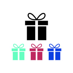 gift boxes vector illustration