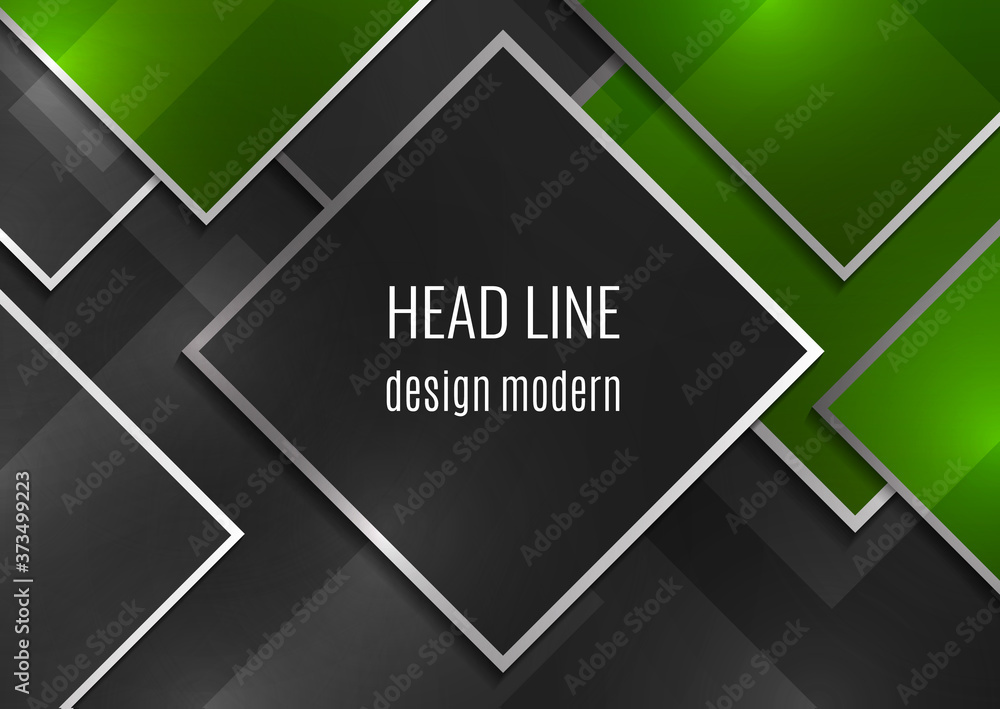 Aufkleber overlapping geometric squares with thin lines. template for business design. vector