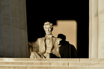Details of Lincoln Memorial - Washington D.C United States of America