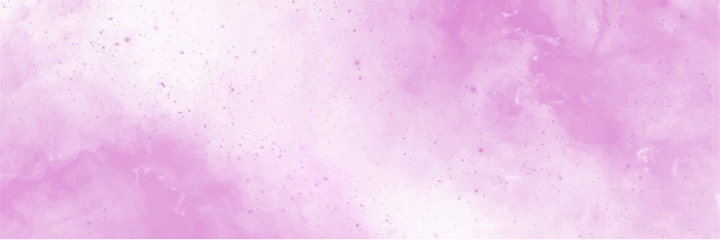 Abstract pink watercolor background texture on white, hand painted on paper