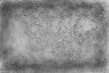 Fototapeta na wymiar old gray wall / abstract vintage gray background, texture old concrete, plaster crack
