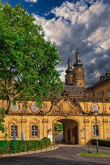 Obraz premium kloster banz the benedictine monastery near bad staffelstein, germany