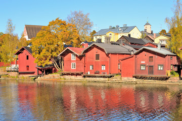 Obraz premium Porvoo in autumn