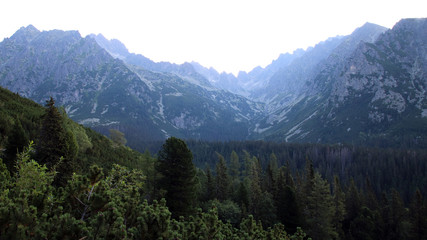 Tatry Słowackie czerwony szlak na Rysy 