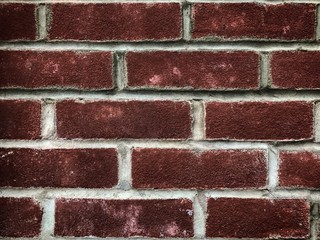 red brick wall