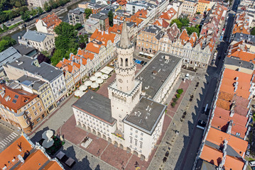 Town Hall in Opole, Poland	 - obrazy, fototapety, plakaty
